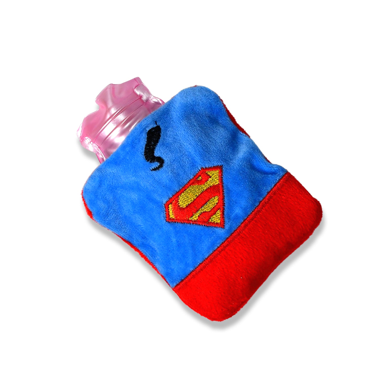 6530 Superman Print Small Hot Water Bag With Cover For Pain Relief Neck Shoulder Pain And Hand Feet Warmer Menstrual Cramps. 6530 Superman Print Small Hot Water Bag With Cover For Pain Relief Neck Shoulder Pain And Hand Feet Warmer Menstrual Cramps.